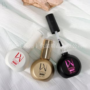 Factory direct 30ml nail gel bottle, empty glass bottle 30ml, with matching cap and brush