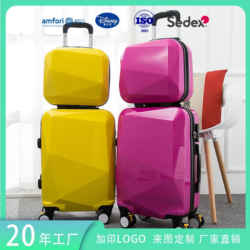 Gift Trolley Case 20-inch Password Carry-on Travel Suitcase with Universal Wheels Student Leather Luggage Kids Suitcase Logo Silent