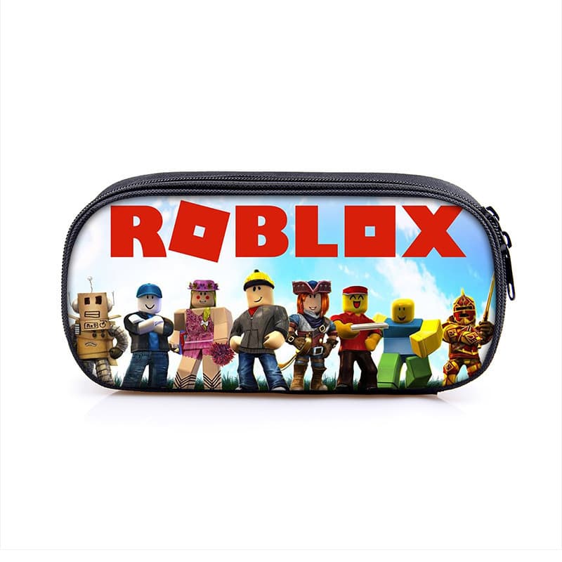 Roblox Pencil Case Children's Storage Stationery Box Large Capacity Stain-Resistant Student Pencil Case Primary School Student Pencil Case Cross-Border