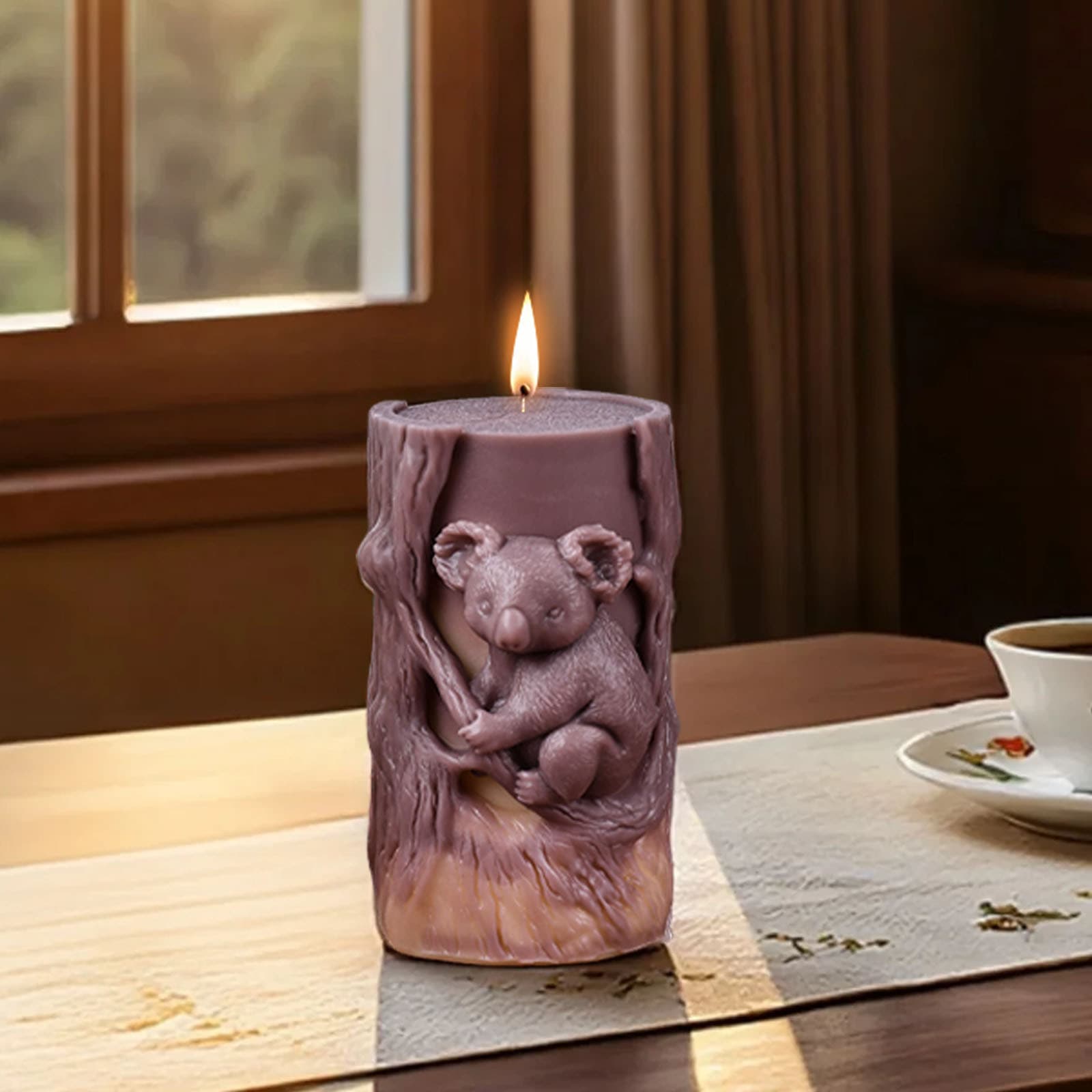 Wenxin 3D Animal Aromatherapy Candle Mold Realistic Squirrel DIY Creative Silicone Mold Plaster Ornament