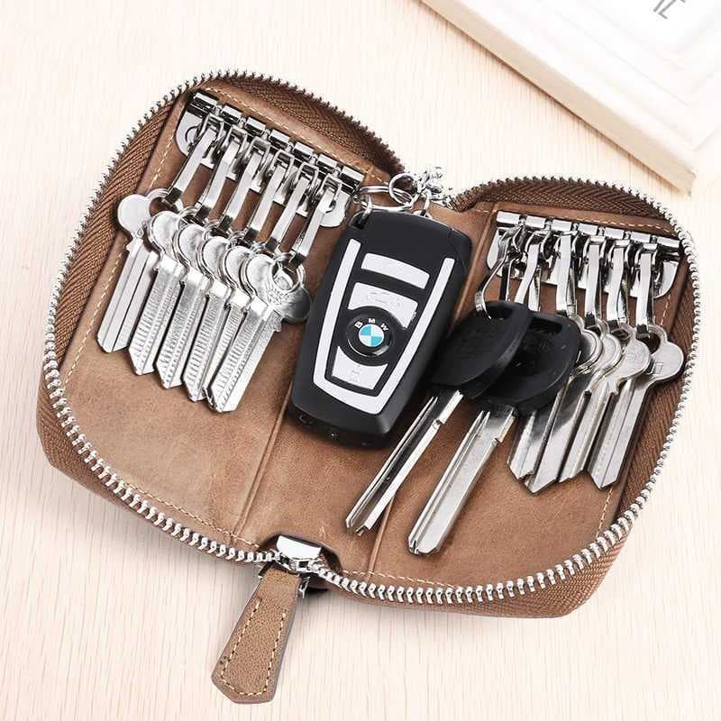 Key Holder 2025 New Style Large Capacity Textured Key Organizer for Men and Women Car Key Case Cover