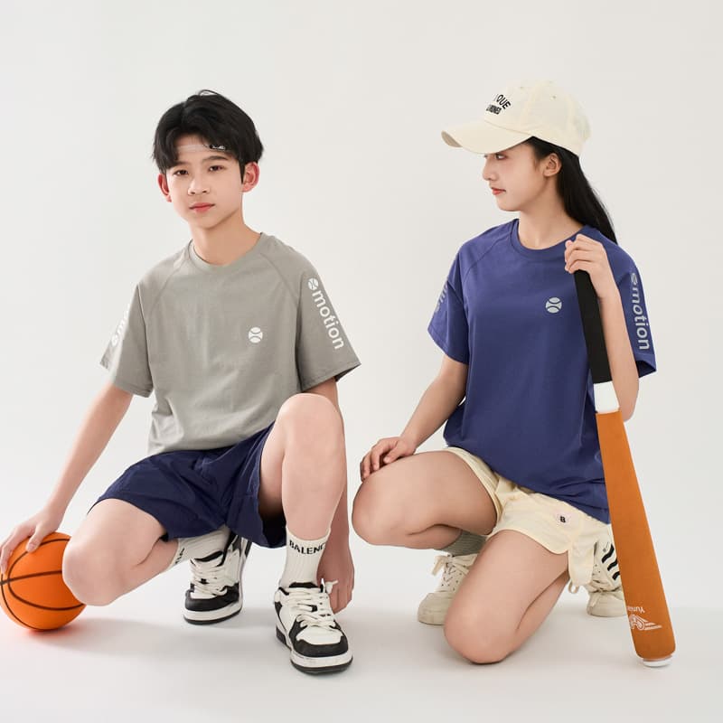 Children's Quick-Dry Short Sleeve T-Shirt, Boys' Summer Thin Top, Girls' Breathable Moisture-Wicking T-Shirt, Youth Trendy Quick-Dry Shirt