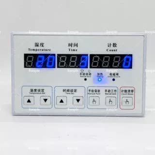 Temperature controller, intelligent digital display, temperature and time counter, three-in-one heat press machine, hand press only.