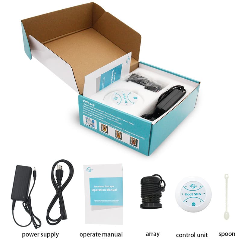 Source Manufacturer Amazon Bestseller FOOT SPA Mini Foot Therapy Device, Portable Round Ion Foot Soaking Instrument