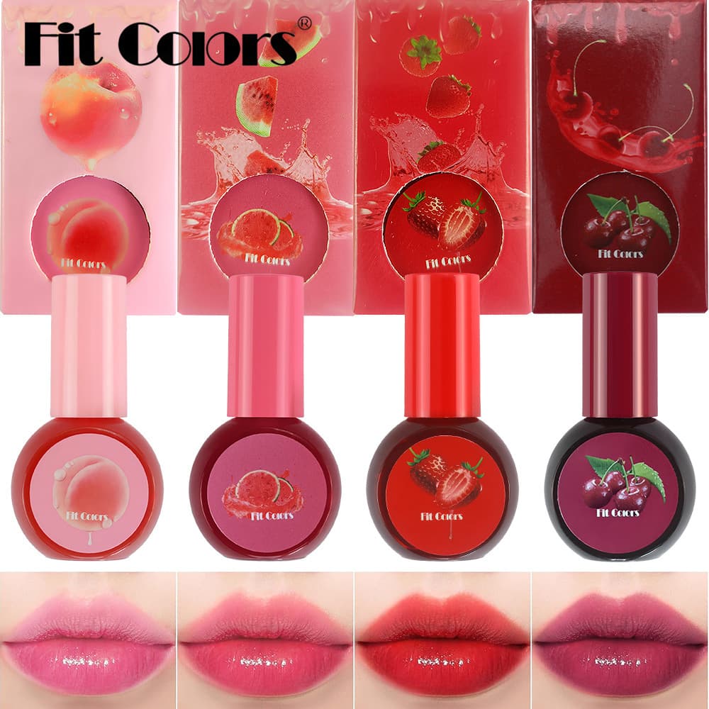 Fit Colors Multifunctional Fruit Liquid Blush Matte Contour Highly Pigmented Liquid Lipstick