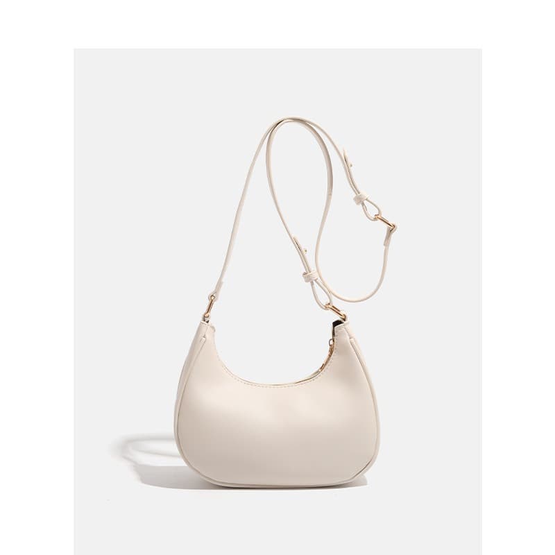 New Women's Bag Fashion Retro Underarm Bag Half-Moon Bag Simple Women's Bag Baguette Bag Crescent Bag Shoulder Crossbody Bag Trendy