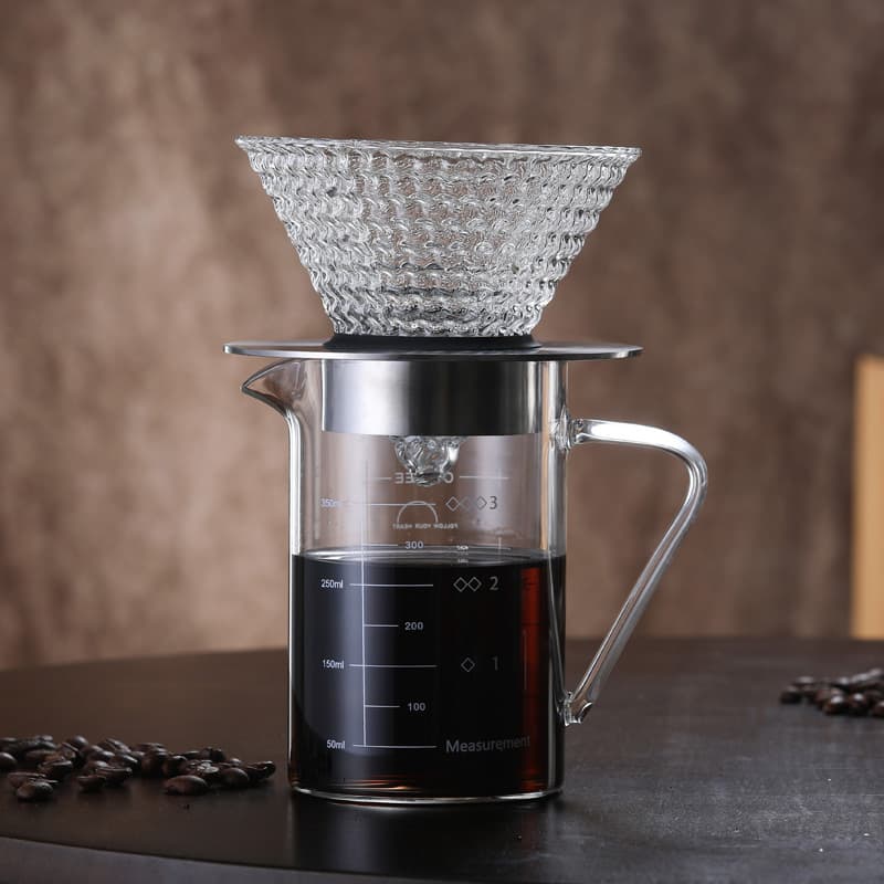 Glass Coffee Filter Coffee Pot Funnel Household Glass Coffee Sharing Pot Hand-made Filter Cup Hand-made Filter Paper