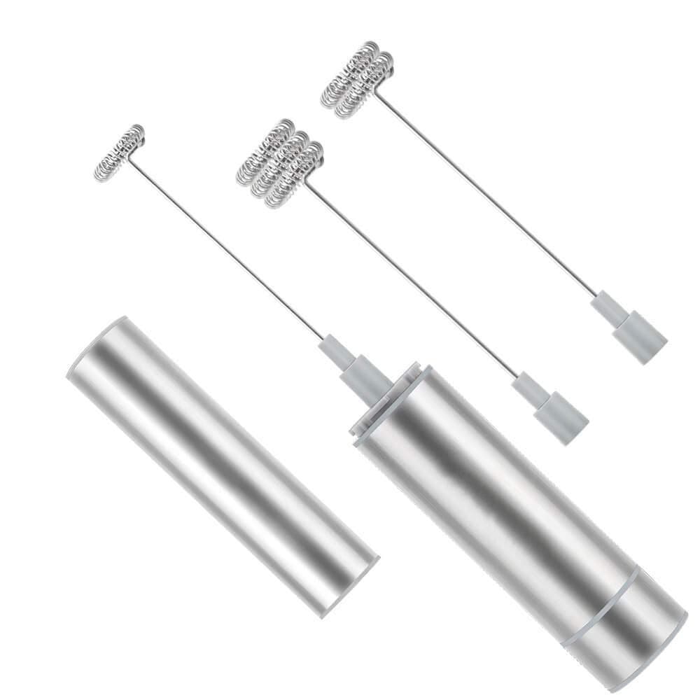 Electric Handheld 304 Stainless Steel Egg Beater Milk Frother Coffee Stirrer Kitchen Gadget