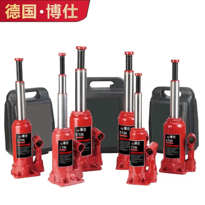 German Vertical Jack for Small Cars and Off-Road Vehicles, Hydraulic On-Board 2-Ton, 3-Ton Oil Pressure Jack