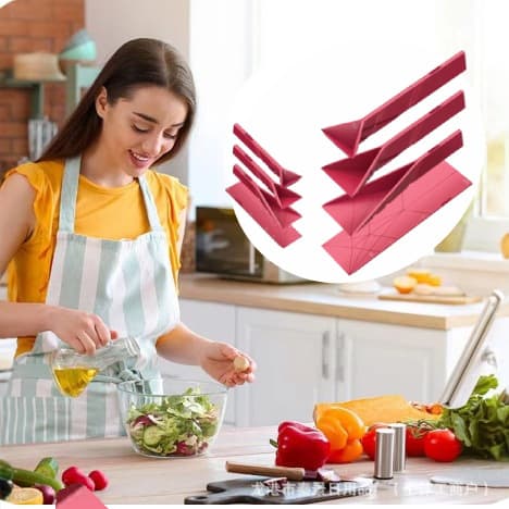 Creative Fun New Flat 3-In-1 Measuring Spoons Multi-Functional Folding Measurement Spoon Baking And Pastry Tools Home Use