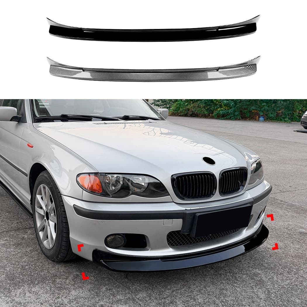 For BMW 3 Series E46 M Sport 1998-2005 Front Bumper Lip Spoiler Cross-border Modification