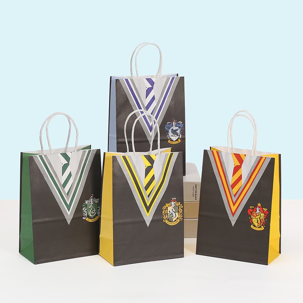 Event Special Offer Bow Tie Father's Day Handbag Kraft Paper Bag Handheld Storage Bag Party Favor Gift Bag Packaging