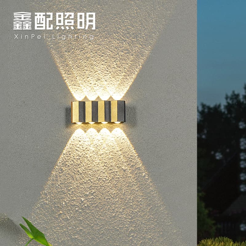LED wall lamp outdoor waterproof internet celebrity wall washer lamp outdoor aisle exterior wall modern creative garden lamp balcony wall lamp