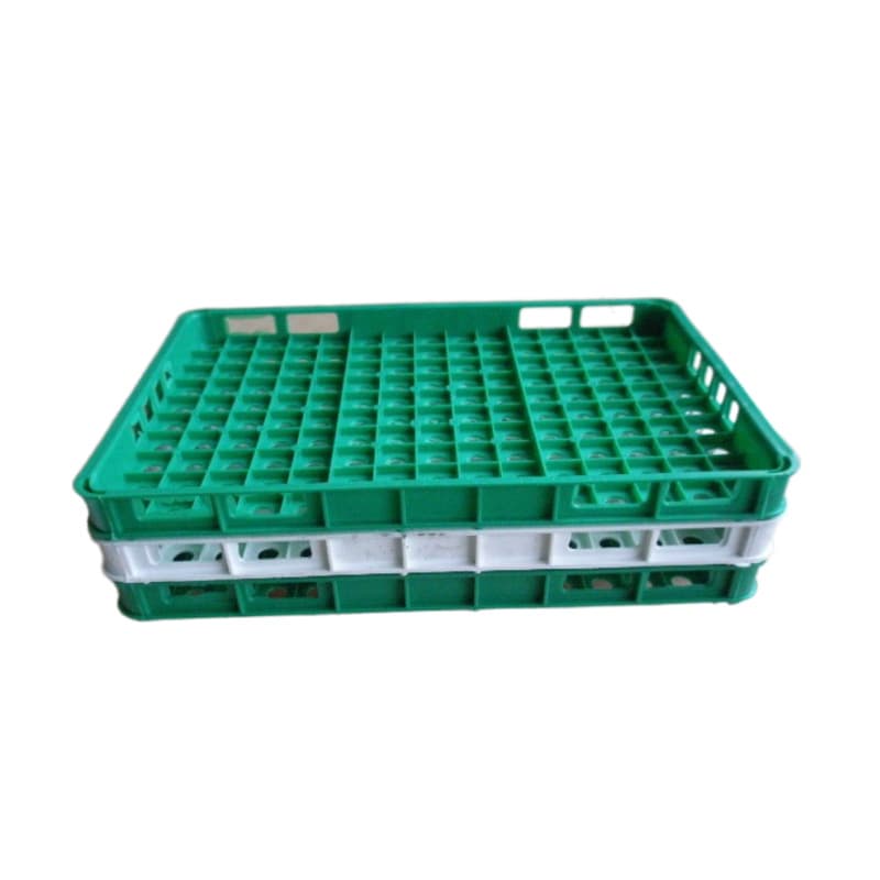 Factory Price Quail Egg Tray Plastic Egg Storage Box Quail Egg Holder Wholesale Egg Rack White Green