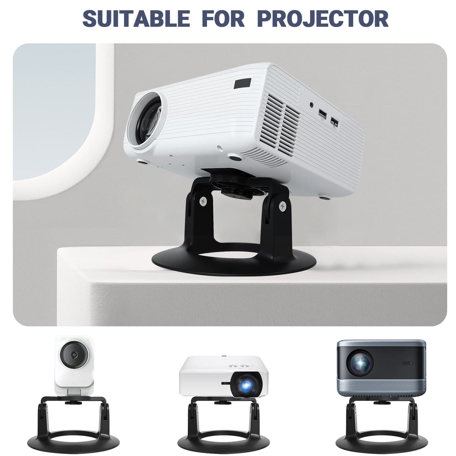 [Cross-Border] Projector Stand Compatible with XGIMI, Nut, Xiaomi, Dangbei, Over-Bed Gimbal Mount