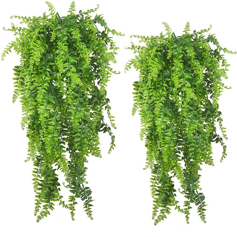 Amazonian simulated wall-mounted Persian grass vines, artificial hanging ferns, hanging green plants