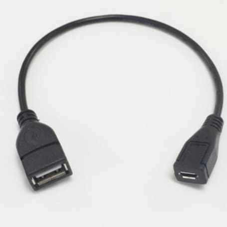 USB 2.0 Female to Micro USB Female Adapter Cable Universal Android Female to USB Female Adapter