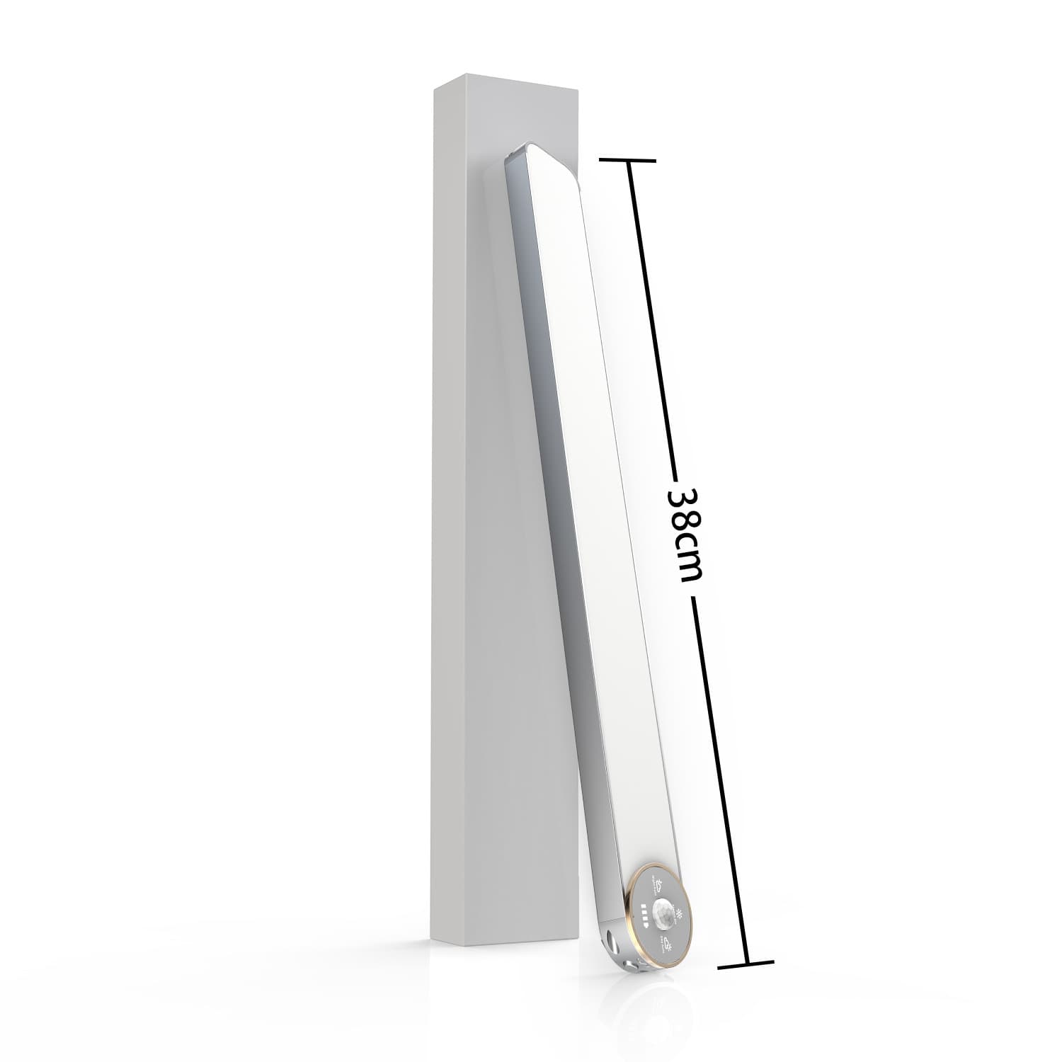 Ultra-Thin Human Sensor Smart LED Light, Rechargeable Long Strip Wireless Cabinet Wardrobe Wine Cabinet Magnetic Light Strip