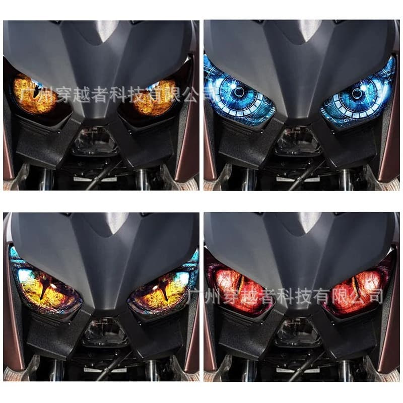 Motorcycle Headlight Protection Stickers for Yamaha Xmax 300 Xmax 250 PVC Custom Made Light Film Special Vehicle Stickers