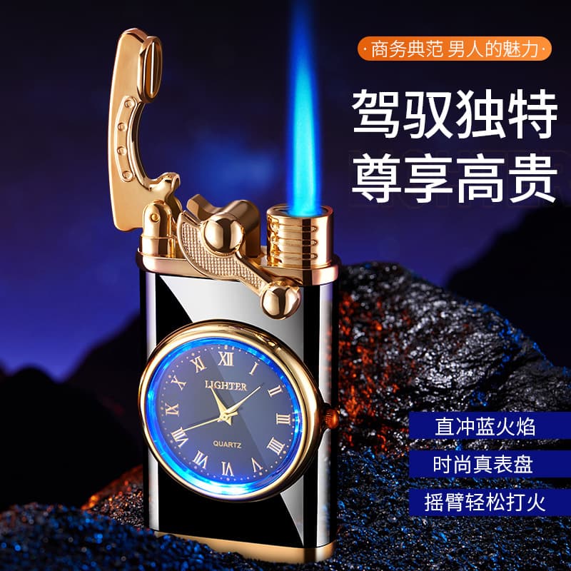 Multifunctional Cross-Border Electronic Watch Lighter 2-in-1 All-in-One Viral Men's Gift Lighter