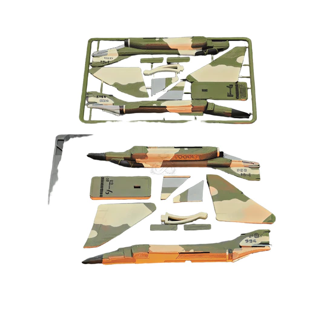 3D Printed Assembly Kit F-4 Phantom II Fighter Kit