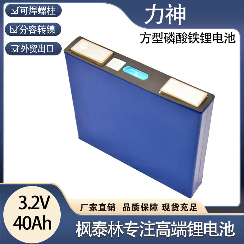 Lishen 40Ah lithium iron phosphate 3.2v solar street light power lithium battery electric vehicle battery