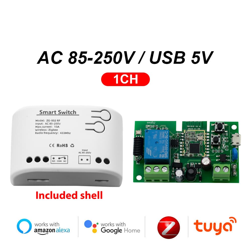 Tuya Smart WiFi Access Control Relay Switch Module, eWeLink Remote, Momentary, Latching, Interlock, Timer Module