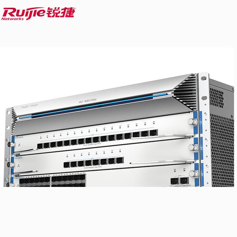 Suitable for Ruijie Chassis Core Switch RG-NBS7006 Modular, see details.
