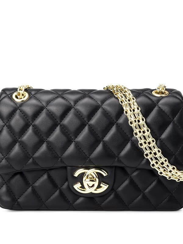 Small Fragrance Style CF Chain Bag 2026 New Designer Counter Authentic Diamond Quilted Shoulder Crossbody Bag Women's Genuine Leather Bag