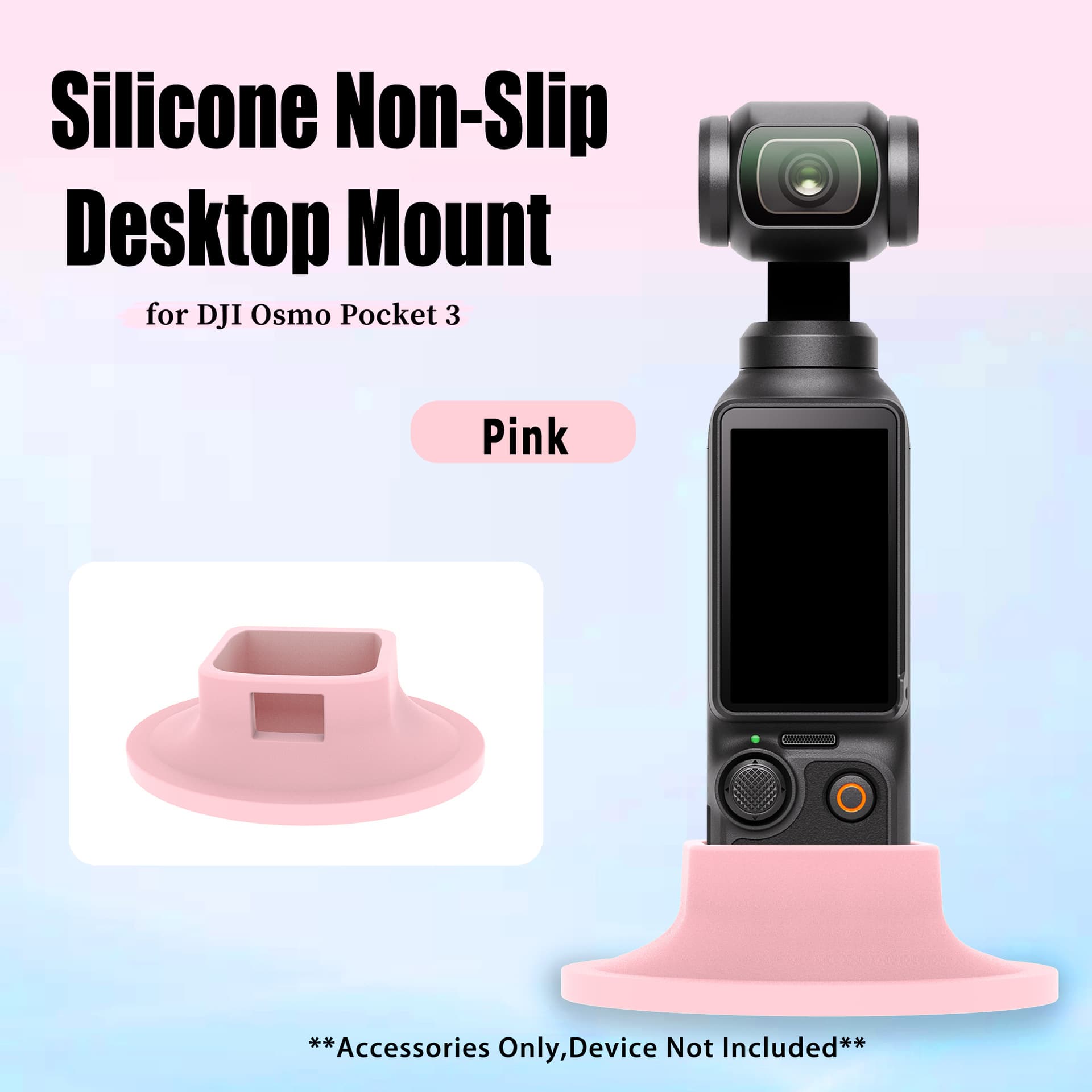 Factory Direct Pocket4 Silicone Case for DJI Gimbal Camera Full Coverage Soft Case Dustproof Scratchproof Wear-resistant Camera Cover