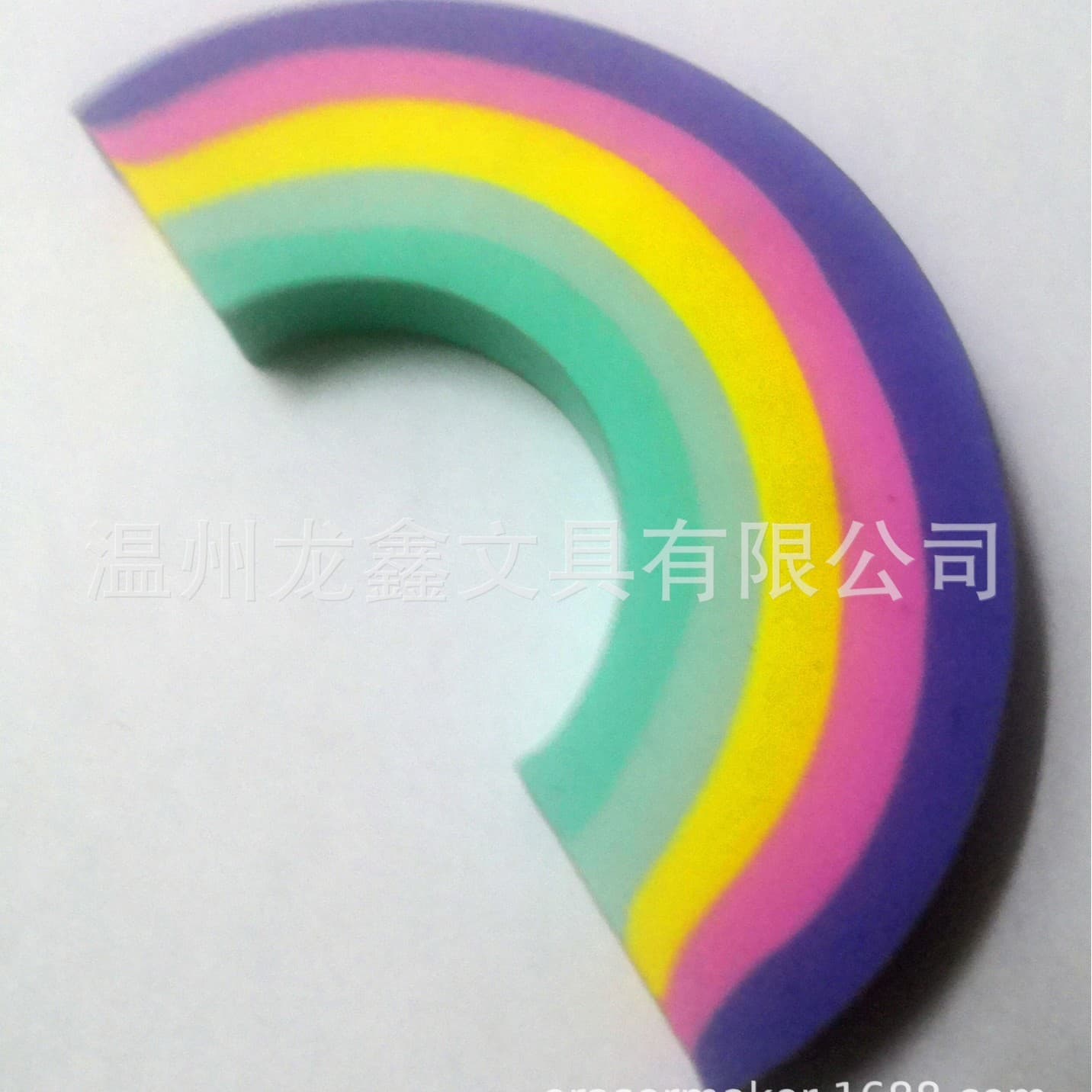 Rainbow Eraser (large phantom multi-color extrusion process) Rainbow Eraser Wenzhou Eraser