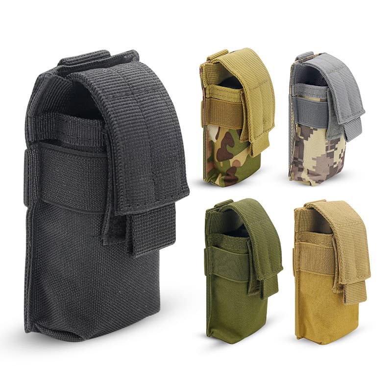 Tactical MOLLE Accessory Pouch Multi-Purpose Utility Bag Outdoor Waist Storage Flashlight Pouch Tool Bag