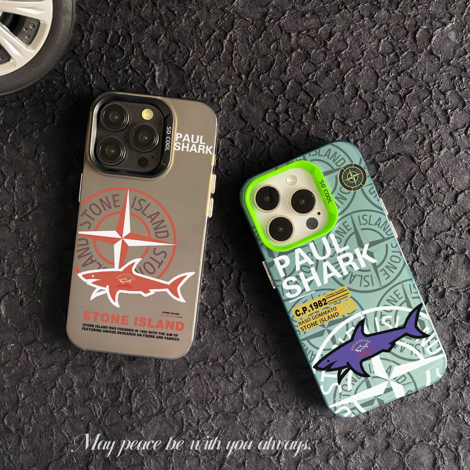 Suitable for iPhone 16 Phone Case Apple 15 Pro Max 13 Foreign Trade PC 11 Color Silver IMD 16 Shark 12 Cross-Border