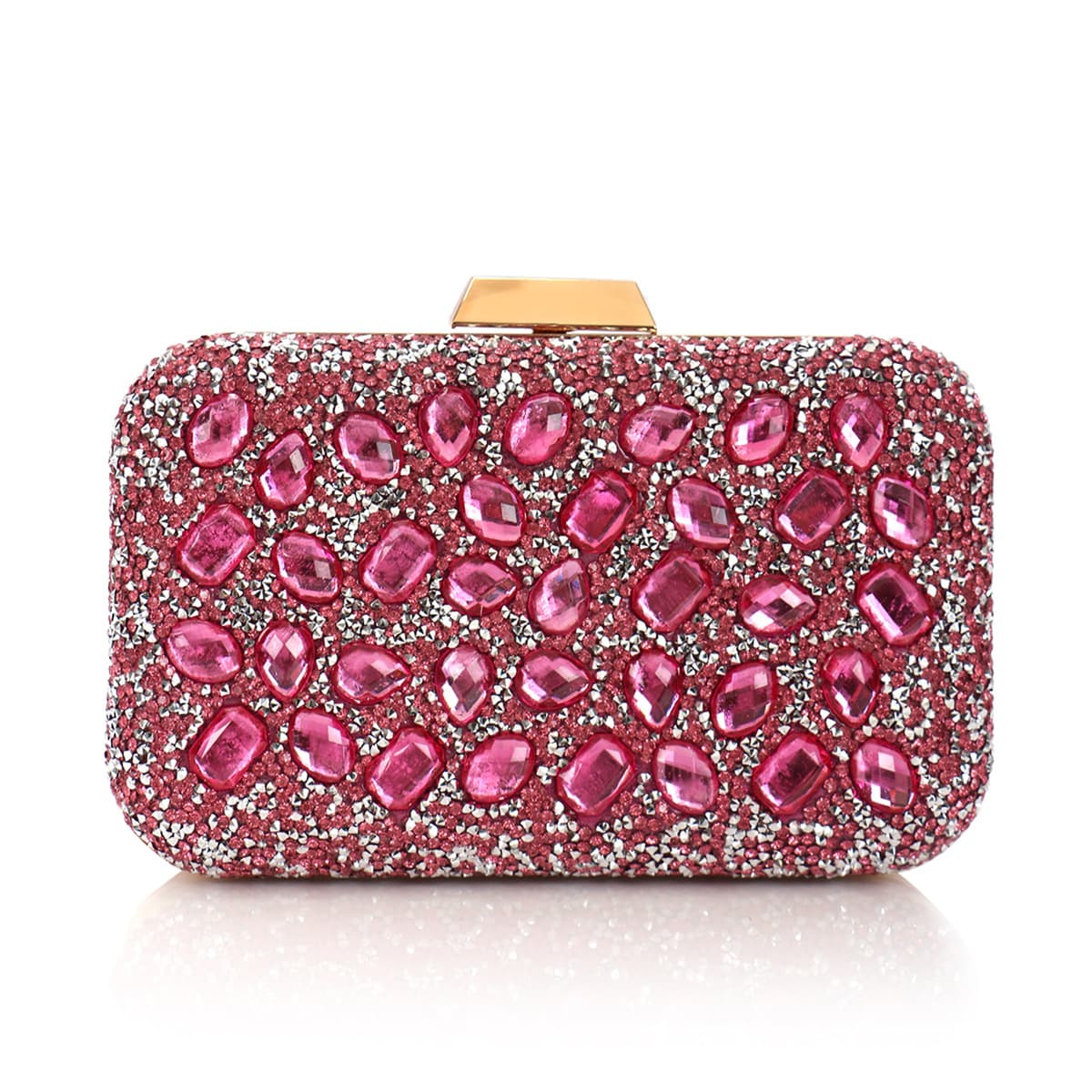 Luxury Full Rhinestone Small Square Bag Women Clutch Evening Bag Acrylic Diamond Party Bag Wedding