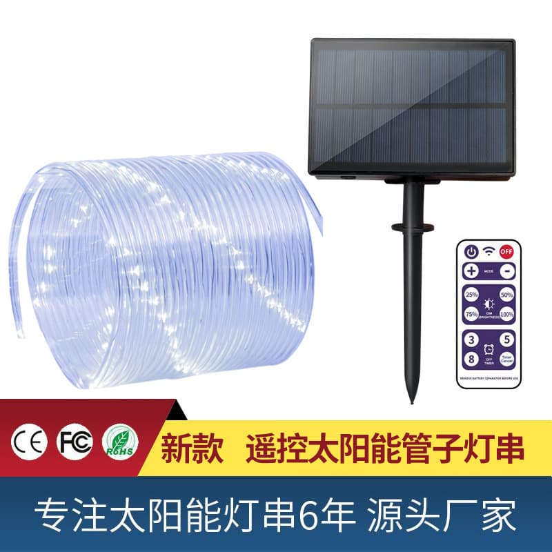 Factory Supply Solar Battery Box Ins Decorative Copper Wire LED String Lights Copper Wire String Lights Tube String Lights Wholesale