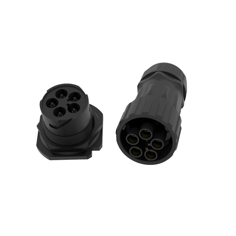 Factory Direct M40 Self-Locking 2-8 Pin 150A High-Current, Convenient Round or Square Shape, IP67 Waterproof Rating