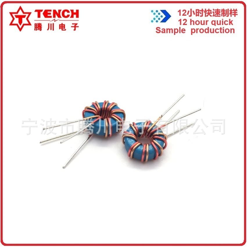 Tengchuan Common Mode Inductor T9*5*3 Vertical Plug Blue 150uH 330uH High-Frequency Transformer Filter Inductor