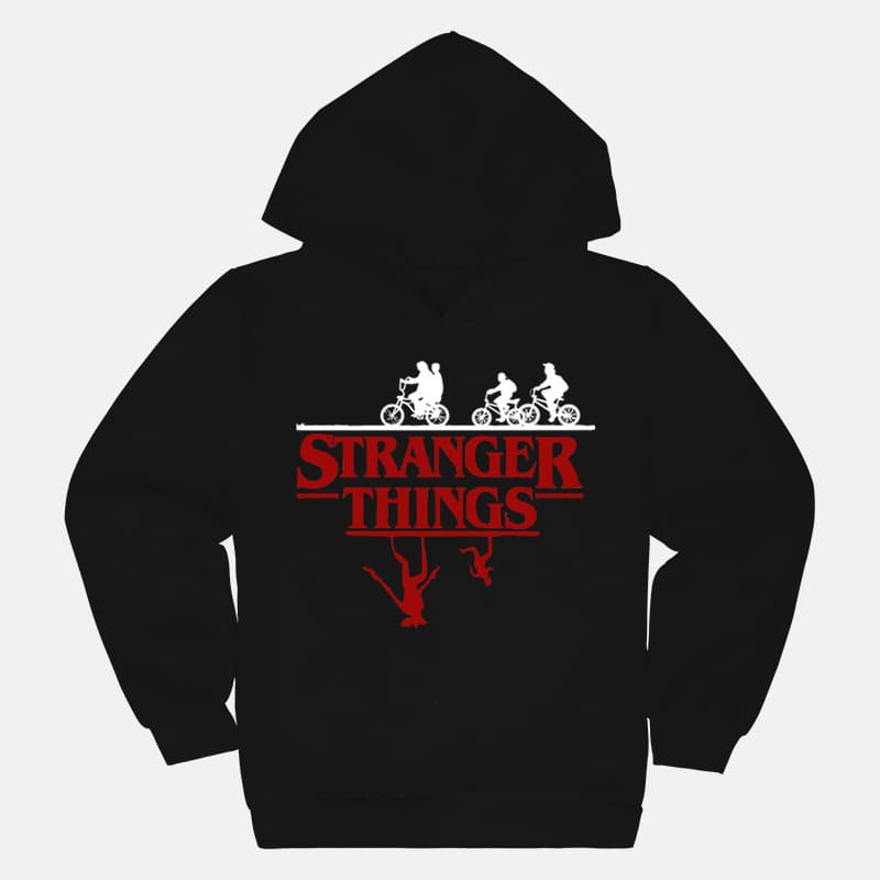 Amazon Cross-Border Stranger Things Printed Unisex Hoodie Spring/Fall Lightweight Top