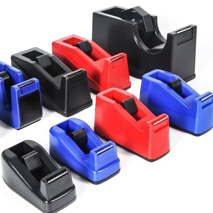Multi-Specification Tape Dispenser with Sharp Cutter, Dual-Purpose Tape Holder