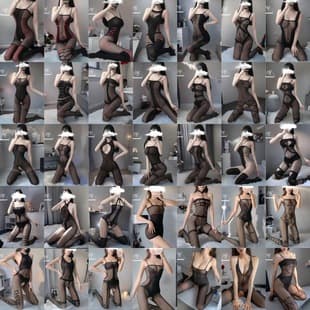 Sexy Lingerie Stockings Bodysuit Tear-Away Transparent Teasing Set Passionate Flirting Sexy Underwear