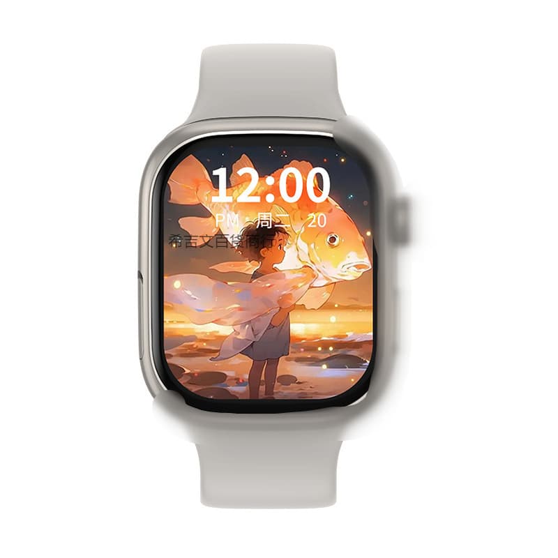 5G smartwatch with HD calling, NFC, health monitoring (heart rate, blood oxygen, body temperature), children's phone watch, all network compatible.