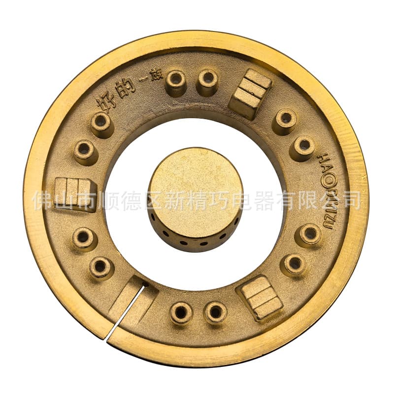 Exquisite stove head fire covers, universal pure copper export-style 100MM high-quality covers, and central cores for gas stove accessories.