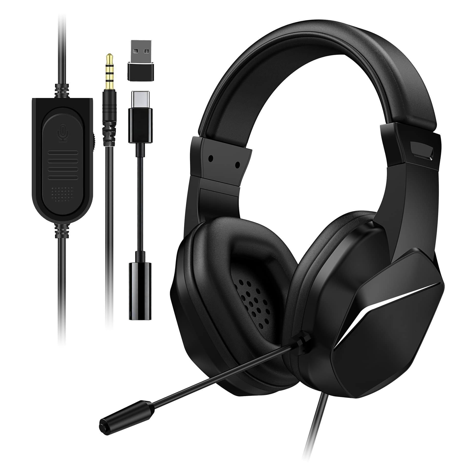 Gaming Headset USB Bluetooth Latest Version Learning PC Wholesale Gift Cross-Border Factory Direct Noise Cancelling