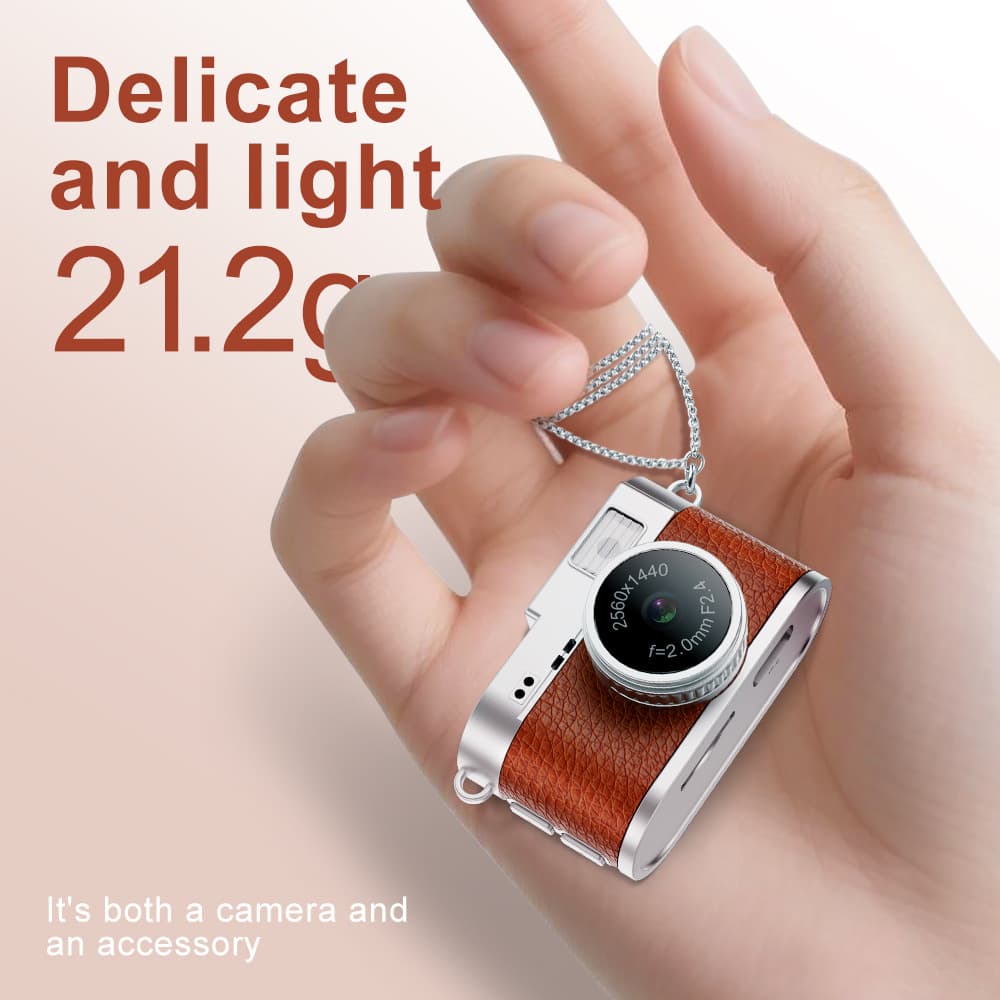 Mini Camera Pocket Edition - Small Digital Camera for Photo and Video, Cycling Pet Recording Mini Thumb Camera