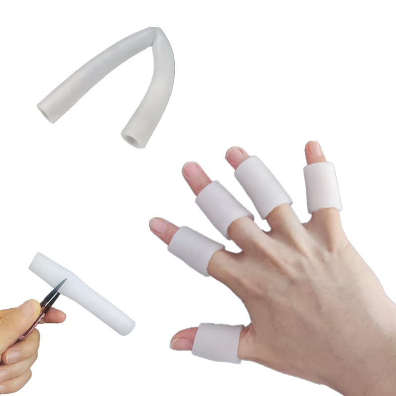 New 24cm Length Freely Trimmable Silicone Toe/Finger Protectors - Toe Tip Anti-Friction Sleeves