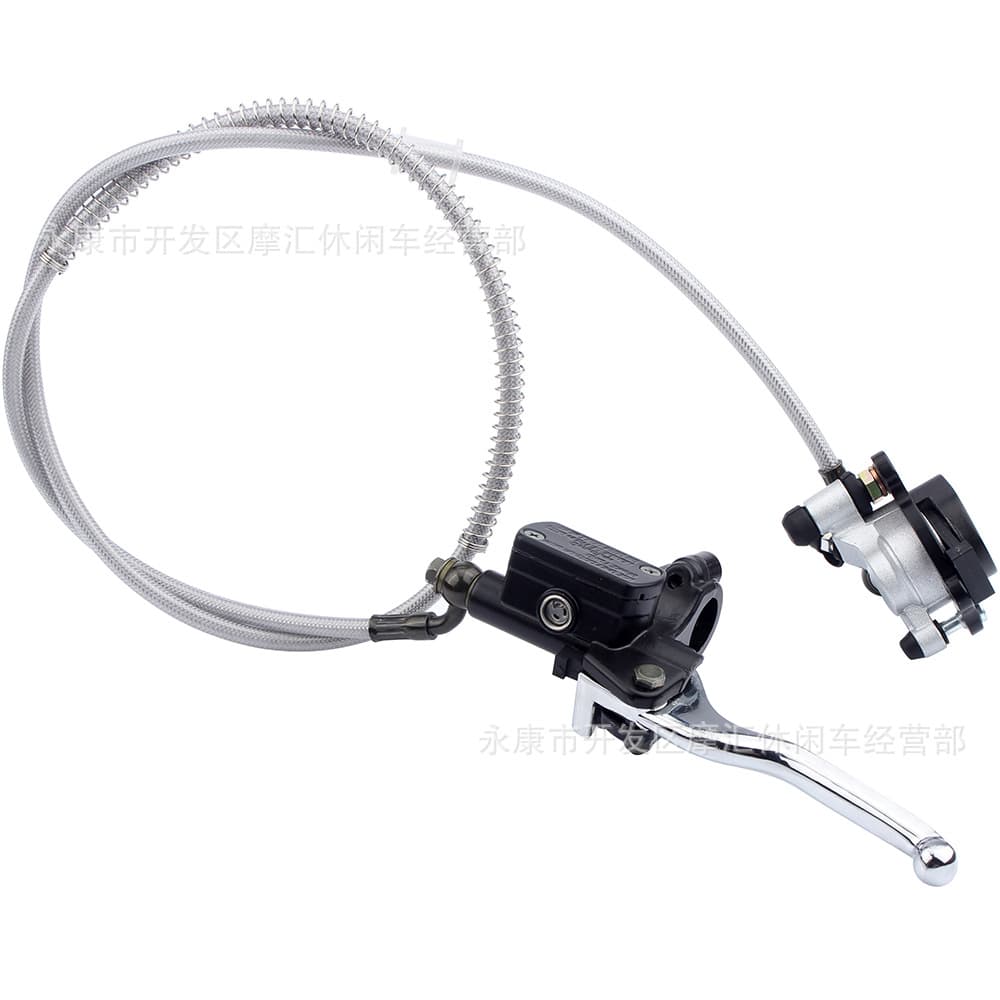 Mini Motorcycle Parts 47/49CC Small Off-Road Rear Hydraulic Brake Disc Caliper Upper and Lower Pump Assembly
