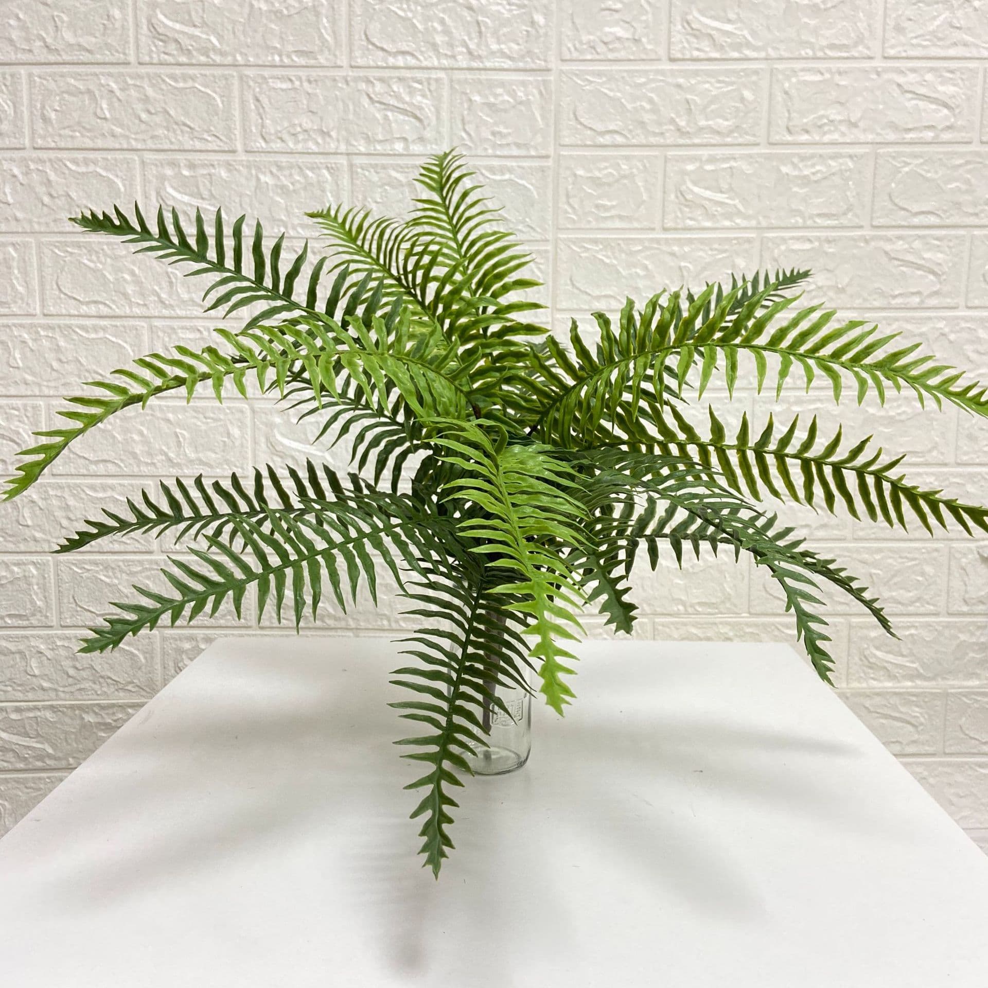 Wholesale high-quality imitation Persian fern grass, various styles of green garden fern leaves, asparagus fern landscape plants.