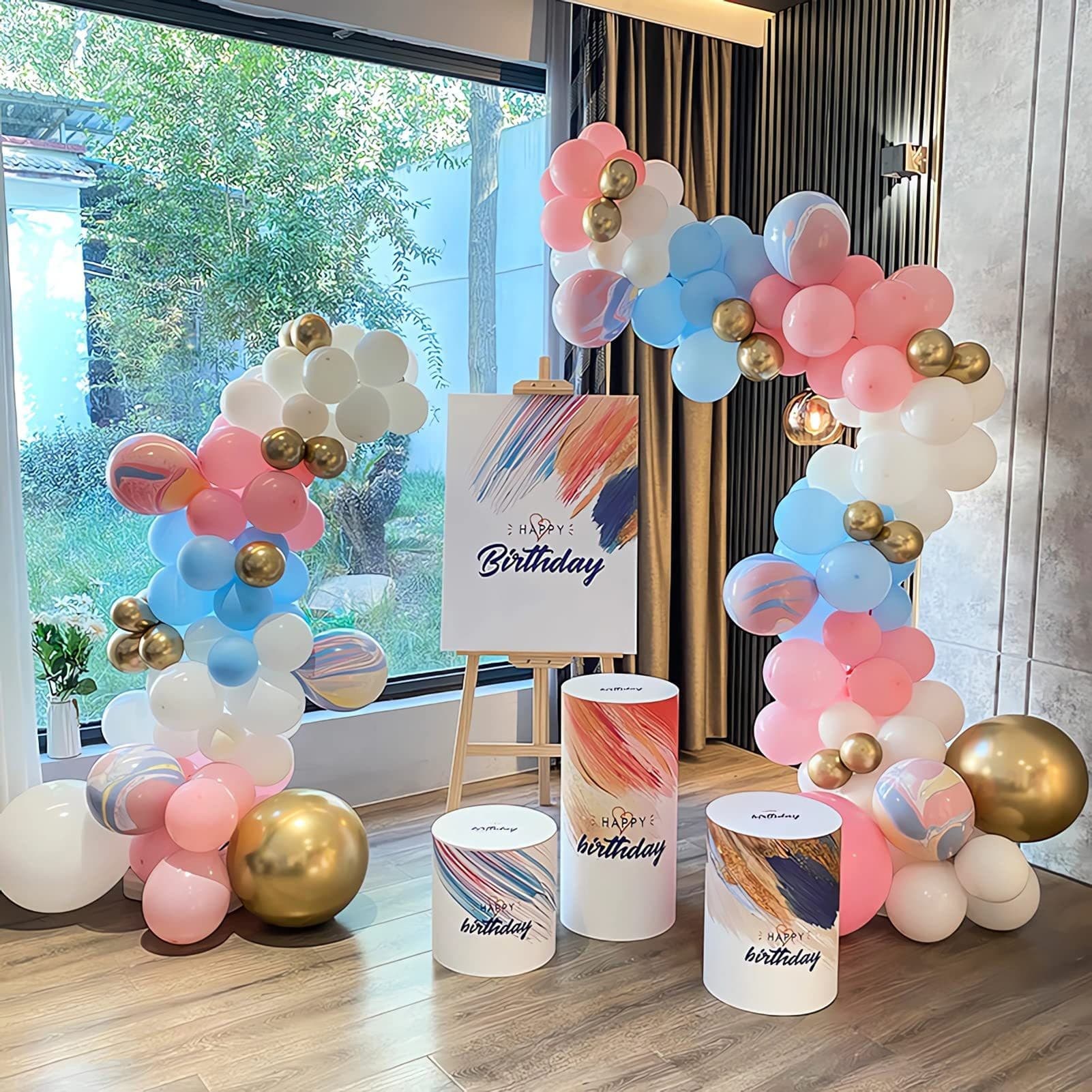 Balloon Arch Kit Freely Bendable DIY Shape Balloon Column Freestanding Support Stand Balloon Arch