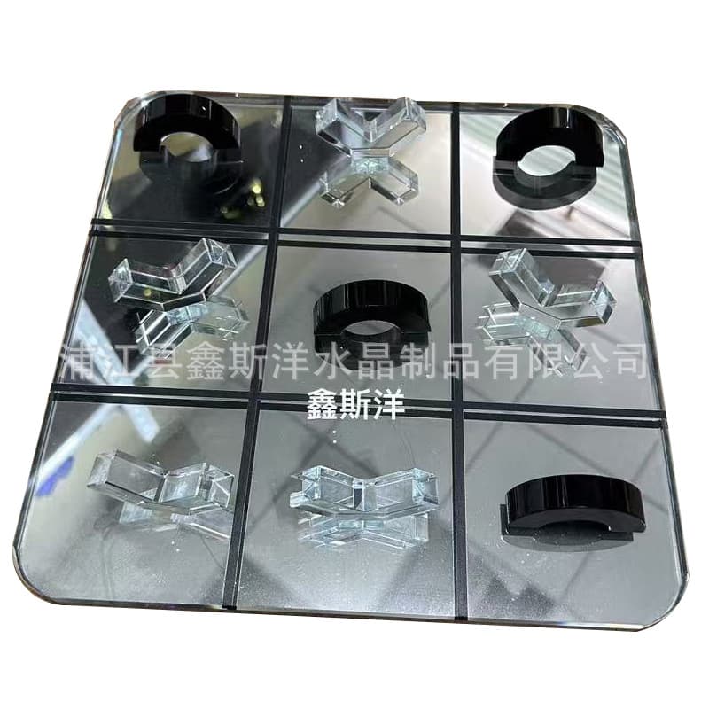 Luxury Crystal Chess Board Decoration