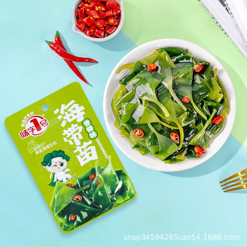 Flavor Series No.1 Spicy Seaweed Sprouts 26g/bag, Ready-to-eat, Tender and Crispy